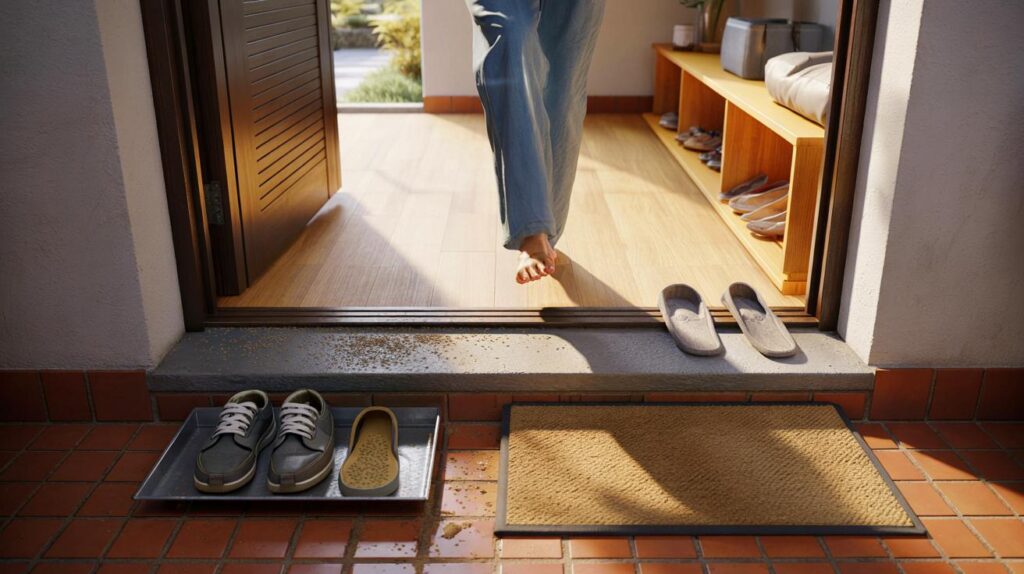 Siempre barro y vuelve a salir" : el gesto japon&eacute;s que deja tu casa sin polvo y Espa&ntilde;a no copia