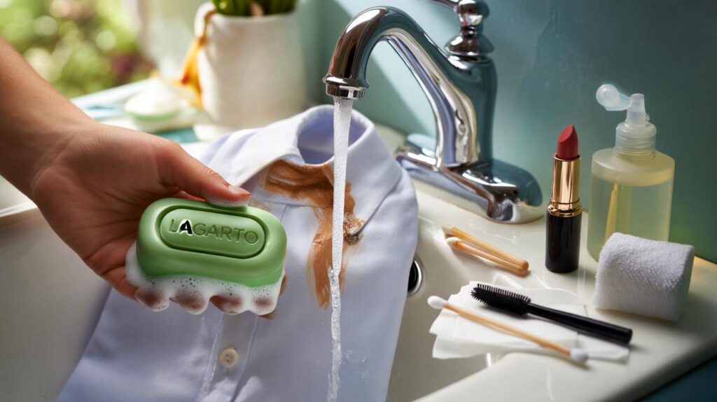 Siempre dejo una marca en el cuello" : el truco de Lara Varo que borra el maquillaje de tu ropa