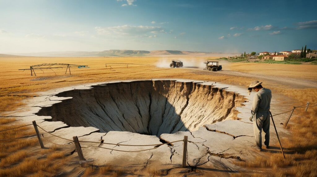 &iquest;Y si ma&ntilde;ana el campo se hunde bajo tus botas?" : cientos de agujeros en Turqu&iacute;a amenazan a Espa&ntilde;a