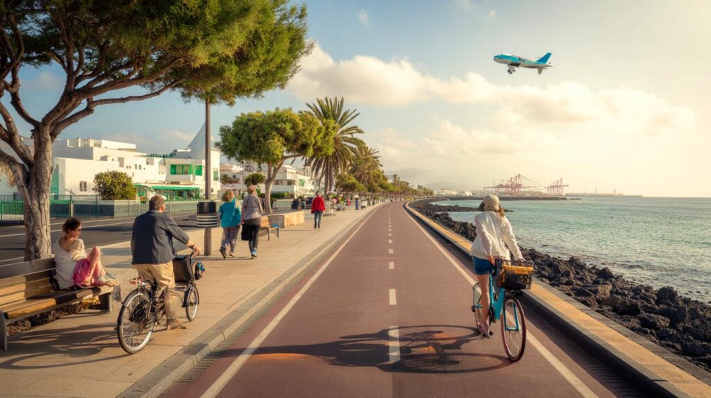 Cada paso me ahorra gasolina y estrés" : el paseo marítimo de 26 km que ya une Lanzarote en 2026
