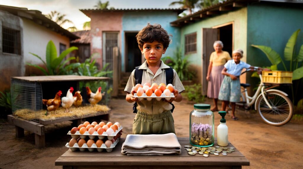 Con dos gallinas pagu&eacute; mi cole" : &iquest;y t&uacute;, qu&eacute; har&iacute;as si tu hijo necesita estudiar sin dinero?