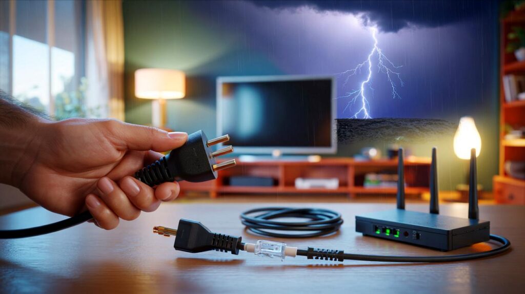 Me quedé sin tele en un segundo" : ni nevera ni microondas, esto debes desenchufar si hay tormenta