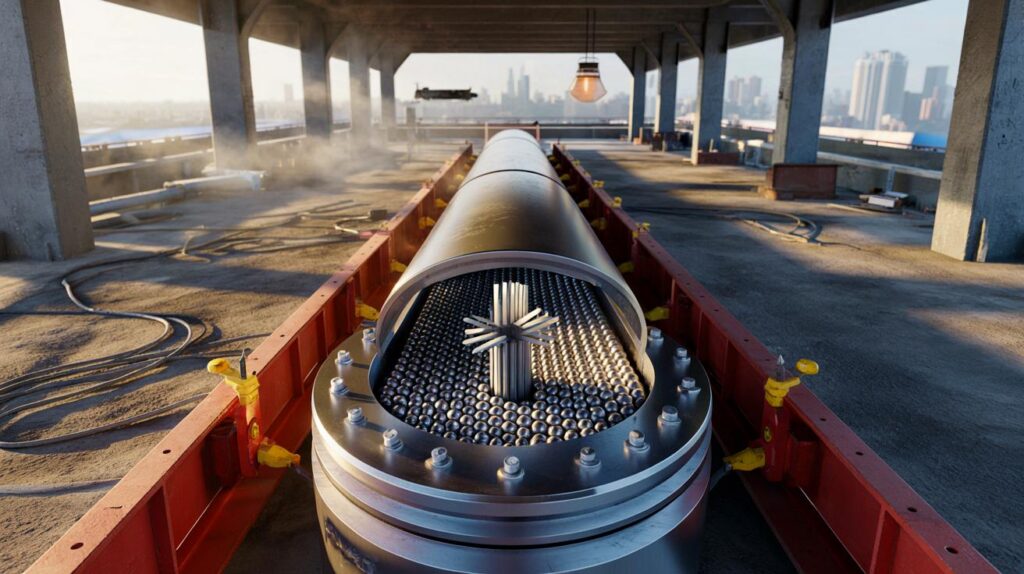 Mi edificio tiembla y nadie me avisa" : ¿este cilindro con esferas protegerá tu casa en 2026?