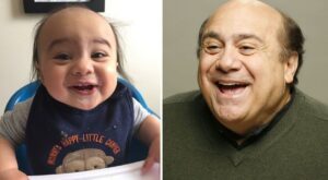 ¡Parecidos razonables! Los bebés que son calcomanías de 20 personajes famosos