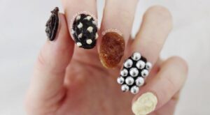 Manicura comestible: ¡llena tus uñas de chocolate!