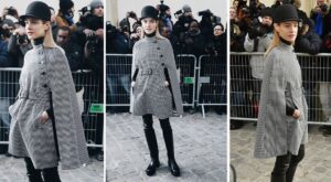 Natalia Vodianova a lo Sherlock Holmes, peor look de la semana