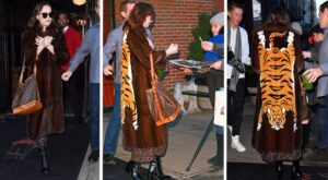 El abrigo tigretón de Dakota Johnson, peor look de la semana