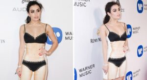 Charli XCX y su disfraz para la fiesta de los Grammy, peor look de la semana