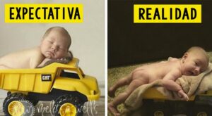 Expectativa vs realidad: 30 fotografías de bebés que no salieron –ni de lejos- como se esperaba
