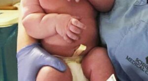 Un bebé estadounidense pesa 7,2 kilos al nacer