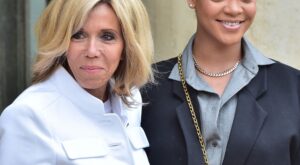 Duelo de estilos: el encuentro entre Rihanna y Brigitte Macron
