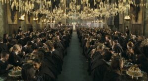 Fans de Harry Potter, ¿os imagináis la cena de Navidad en el comedor de Hogwarts?