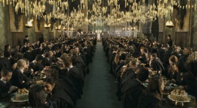 Fans de Harry Potter, ¿os imagináis la cena de Navidad en el comedor de Hogwarts?