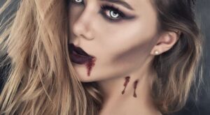 Cómo maquillar tus ojos y labios para Halloween