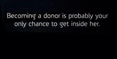 Una campaña publicitaria de donación de órganos utiliza como «claim» el sexismo