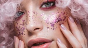 Purpurina: la tendencia que hará brillar tu mirada en todos los festivales