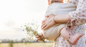 3 maneras diferentes de llevar un pañuelo portabebés
