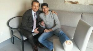 Cayetano Rivera operado del peroné tras su visita a «El Hormiguero»