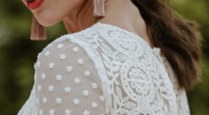 30 bordados florales que son espectaculares para tu look de novia