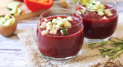 Prepara este Gazpacho de Remolacha refrescante para estos días de calor asfixiante y en menos de 20 minutos
