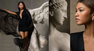 Zendaya brilla en la campaña de Lancôme en el Museo de Louvre en su 27º cumpleaños