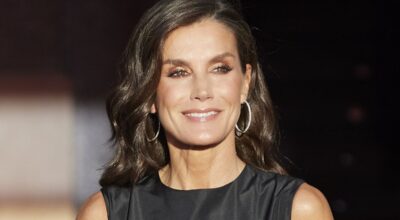Letizia deslumbra con un look vintage y su vestido reciclado en el Teatro Real de Madrid