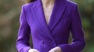 Tendencia morado: Kate Middleton deslumbra con un total look en morado en un evento de caridad