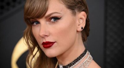 Mirada felina a lo Taylor Swift: Consigue el delineado ‘mob wife’ de los Grammy 2024