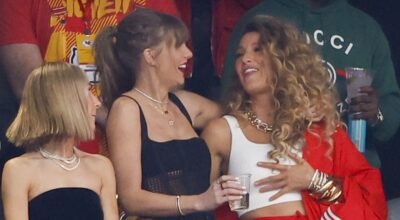 Taylor Swift y Blake Lively se roban el espectáculo en la Super Bowl 2024