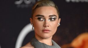 El maquillaje futurista de Florence Pugh es perfecto para ir de festival esta primavera y es de una marca española