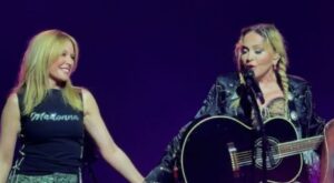 Kylie Minogue y Madonna sorprenden al público con un dueto histórico en el Día Internacional de la Mujer