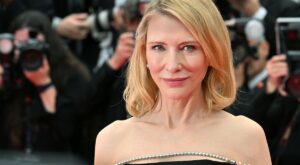 Cate Blanchett enciende Cannes con un vestido tricolor en apoyo a Palestina