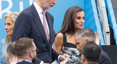 Letizia rescata un vestido elegante de Carolina Herrera para la inauguración de los Juegos Olímpicos de París 2024