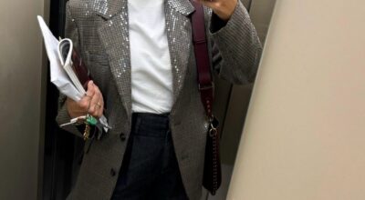 Tamara Falcó arrasa en El Hormiguero con un elegante traje negro satinado de Zara que agotará existencias en Navidad