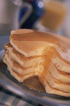 Crepes dulces y galletas de trigo sarraceno