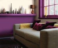 El violeta en decoración