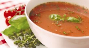 Sopa de Tomate Gourmet, el primer snack caliente
