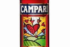 Romero Britto diseña etiquetas para Campari