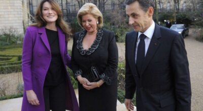 Carla Bruni reaparece junto a Sarkozy tras haber sido mamá