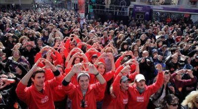 Callao: pista de baile por San Valentín