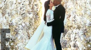 ¡Al fin! Primeras fotos de Kim Kardashian vestida de novia