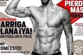 Sergio Ramos luce cuerpazo en la portada de Men’s Health
