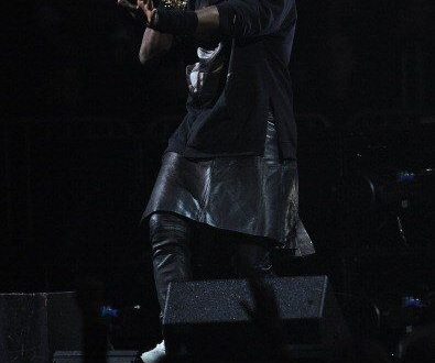 Kanye West se atreve con una falda de Givenchy