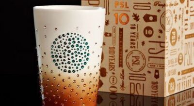 Starbucks y Swarovski crean una taza de lujo