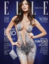 Paz Vega posa desnuda para ELLE cubierta con cristales Swarovski