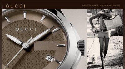 Gucci lanza su nueva web Timepieces