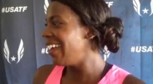 Una mujer embarazada de 8 meses corre 800 metros en los últimos Campeonatos de atletismo de EE.UU