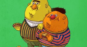 ¿Cómo serían tus personajes de ficción favoritos con unos kilos de más?