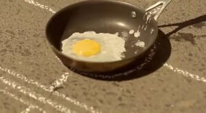 Menú calentamiento global: ¿es posible cocinar sobre el asfalto?