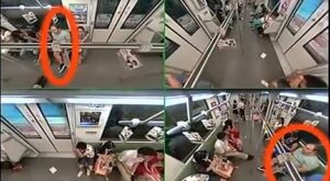 El desmayo de un pasajero provoca una situación de pánico colectivo en el metro de Shanghai